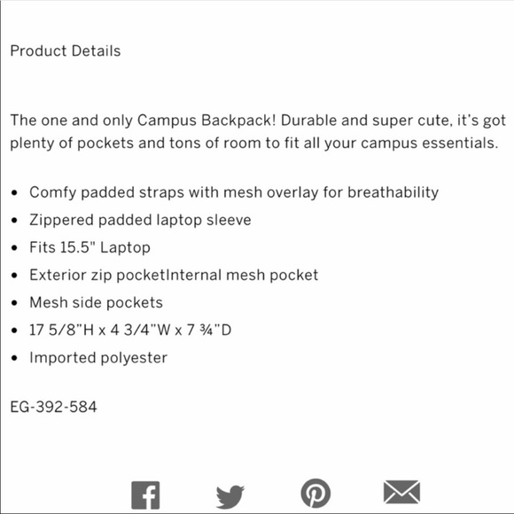 VS Pink Campus Backpack